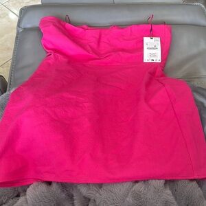 Pink Zara Cutout Dress